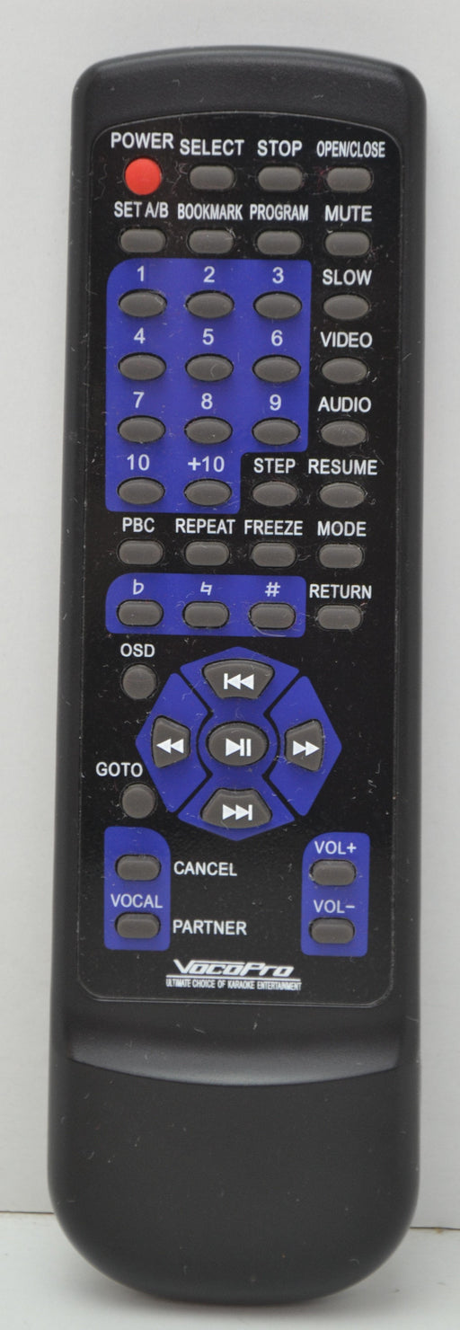 VocoPro KF-9815 Karaoke Machine Remote Control-Remote-SpenCertified-refurbished-vintage-electonics
