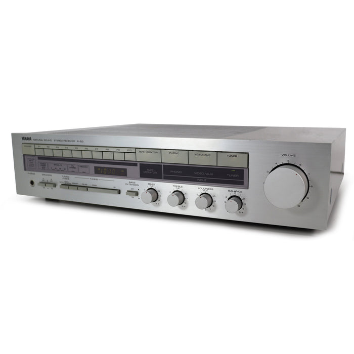 YAMAHA R-50 Natural Sound Stereo Receiver-Electronics-SpenCertified-refurbished-vintage-electonics