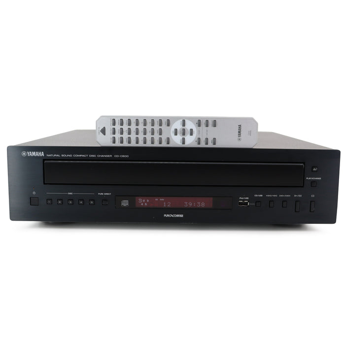 Yamaha CD-C600 5-Disc Carousel CD Changer-Electronics-SpenCertified-refurbished-vintage-electonics