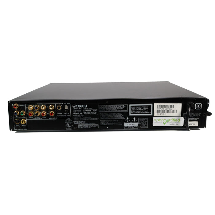 Yamaha DVD-C750 5-Disc Carousel DVD/CD Changer-Electronics-SpenCertified-refurbished-vintage-electonics