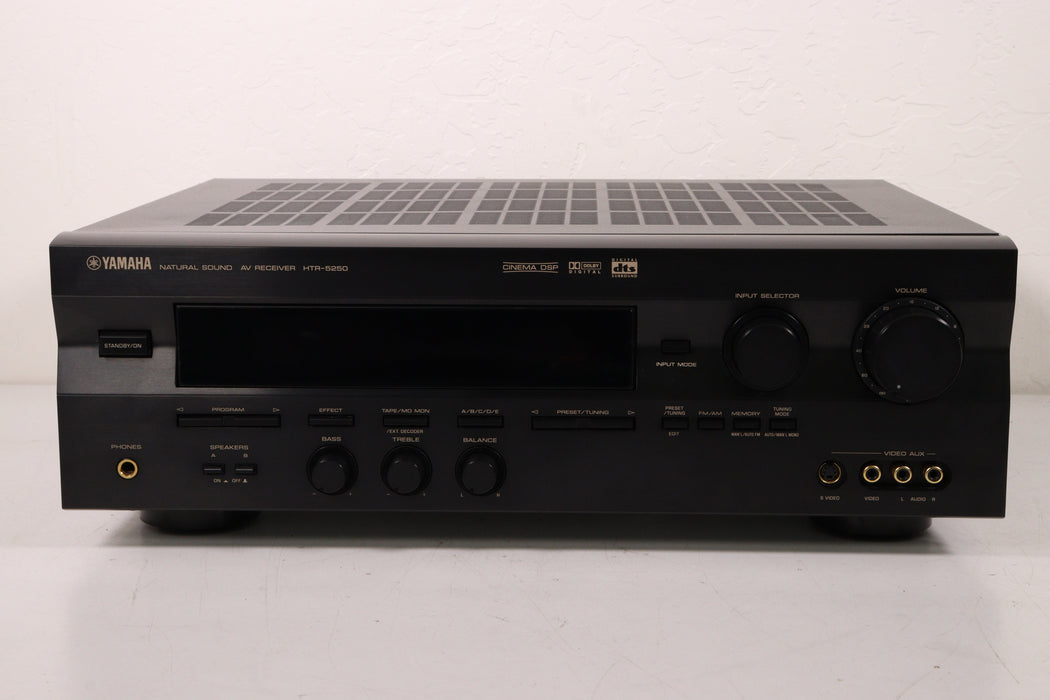 Yamaha HTR-5250 Receiver Audio/Video Phono Digital Optical S-Video AM/FM Radio (No Remote)-Audio & Video Receivers-SpenCertified-vintage-refurbished-electronics