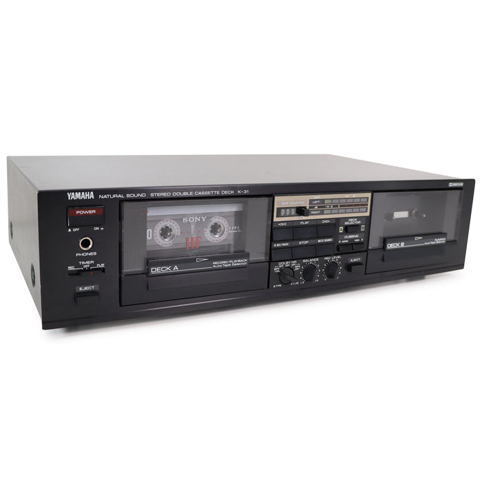 Yamaha K-31 Dual Deck Cassette Player-Electronics-SpenCertified-refurbished-vintage-electonics