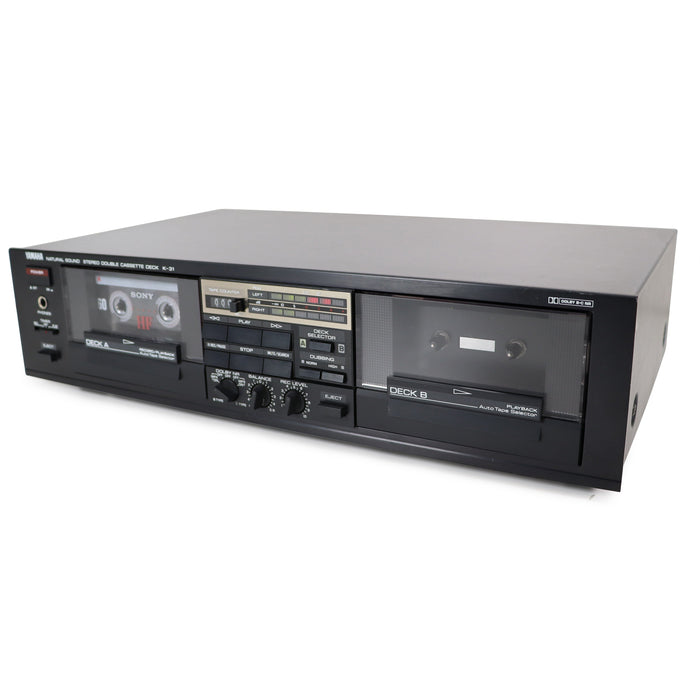 Yamaha K-31 Dual Deck Cassette Player-Electronics-SpenCertified-refurbished-vintage-electonics