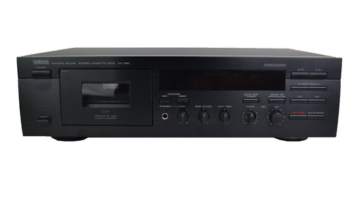 Yamaha KX-390 Single Cassette Deck Player and Recorder-Electronics-SpenCertified-refurbished-vintage-electonics
