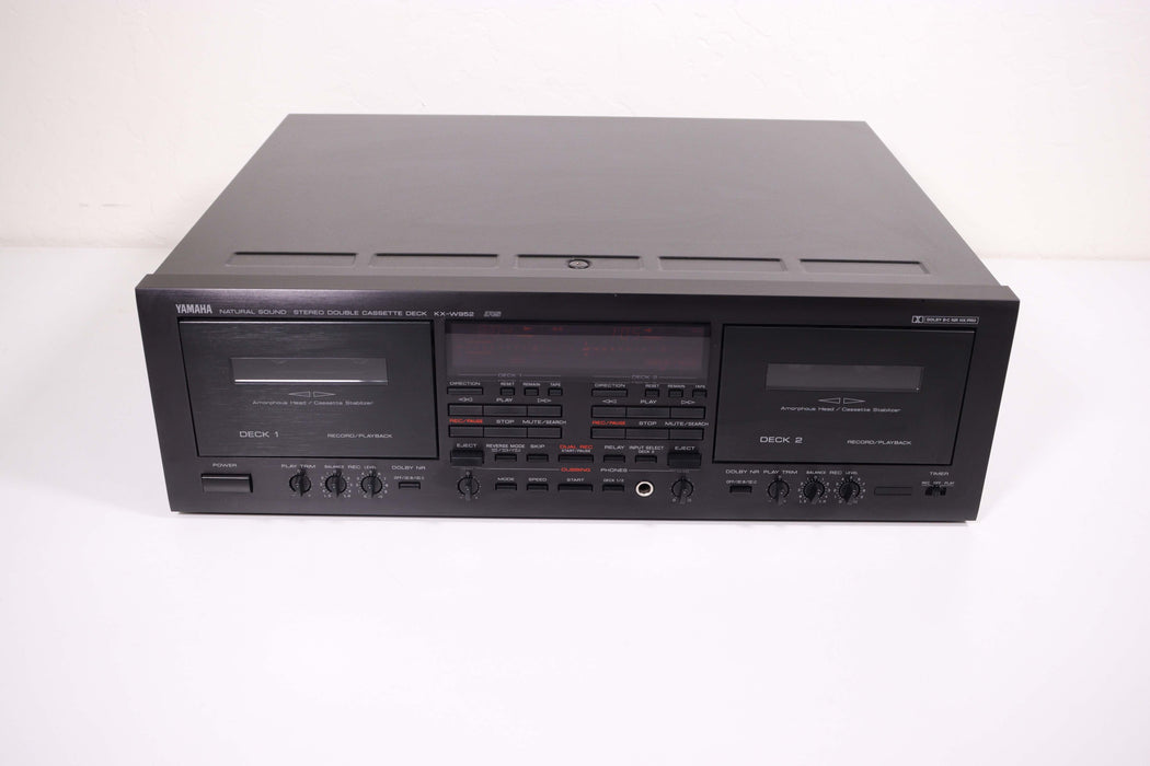 Yamaha KX-W952 Natural Sound Stereo Double Cassette Player-Cassette Players & Recorders-SpenCertified-vintage-refurbished-electronics