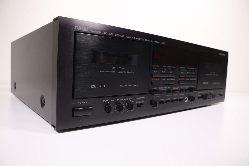 Yamaha KX-W952 Natural Sound Stereo Double Cassette Player-Cassette Players & Recorders-SpenCertified-vintage-refurbished-electronics