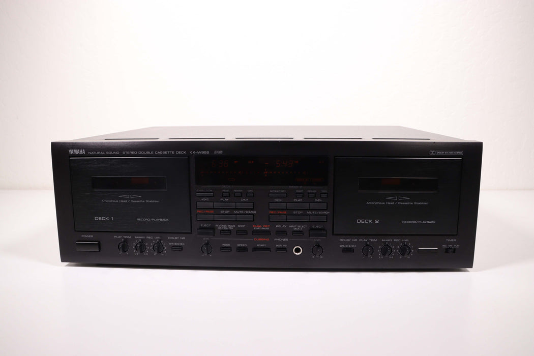 Yamaha KX-W952 Natural Sound Stereo Double Cassette Player-Cassette Players & Recorders-SpenCertified-vintage-refurbished-electronics