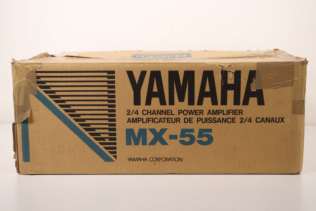 Yamaha MX-55 Natural Sound 2/4 Channel Power Amplifier Black-Power Amplifiers-SpenCertified-vintage-refurbished-electronics