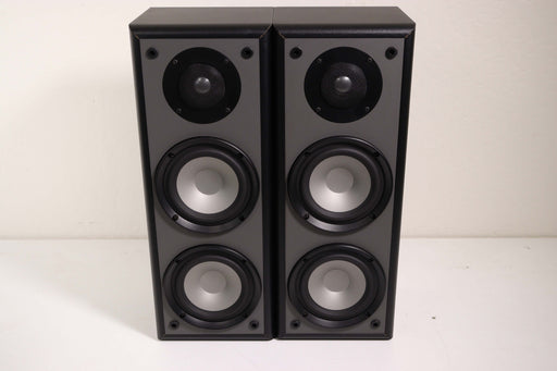 Yamaha NS-A50X Bookshelf Speaker Pair 6 Ohms 70 Watts to 140 Small Bookshelf Black 3 Way-Speakers-SpenCertified-vintage-refurbished-electronics