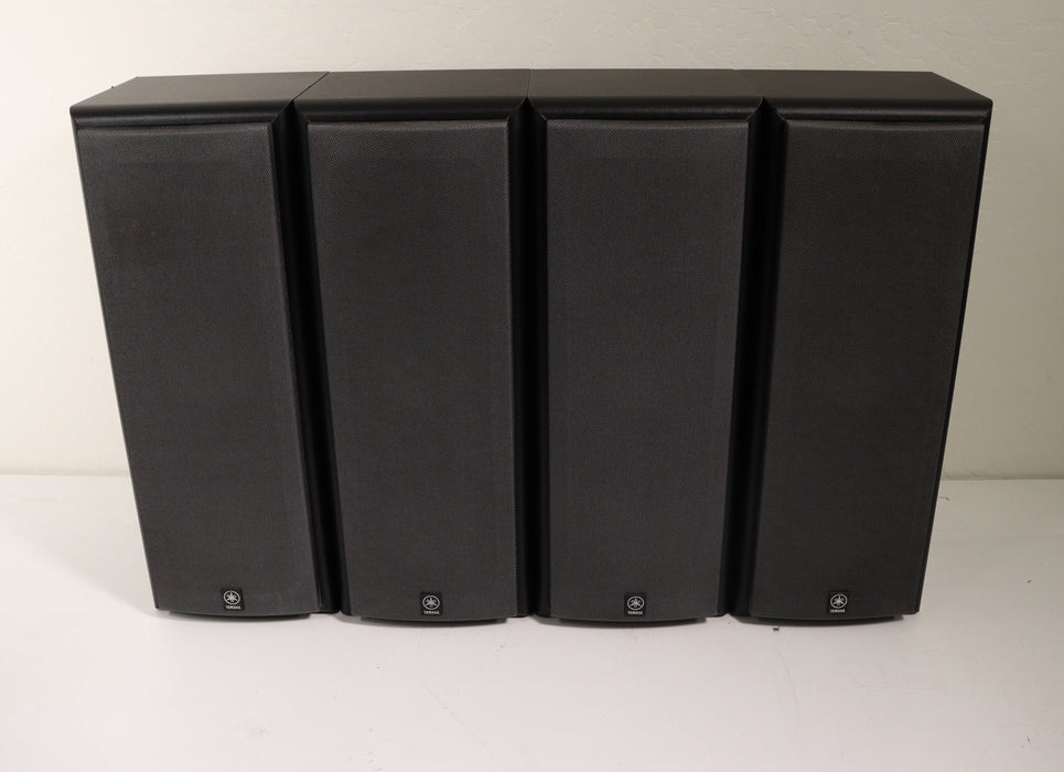 Yamaha NS-A50X Bookshelf Speaker Pair 6 Ohms 70 Watts to 140 Small Bookshelf Black 3 Way-Speakers-SpenCertified-vintage-refurbished-electronics