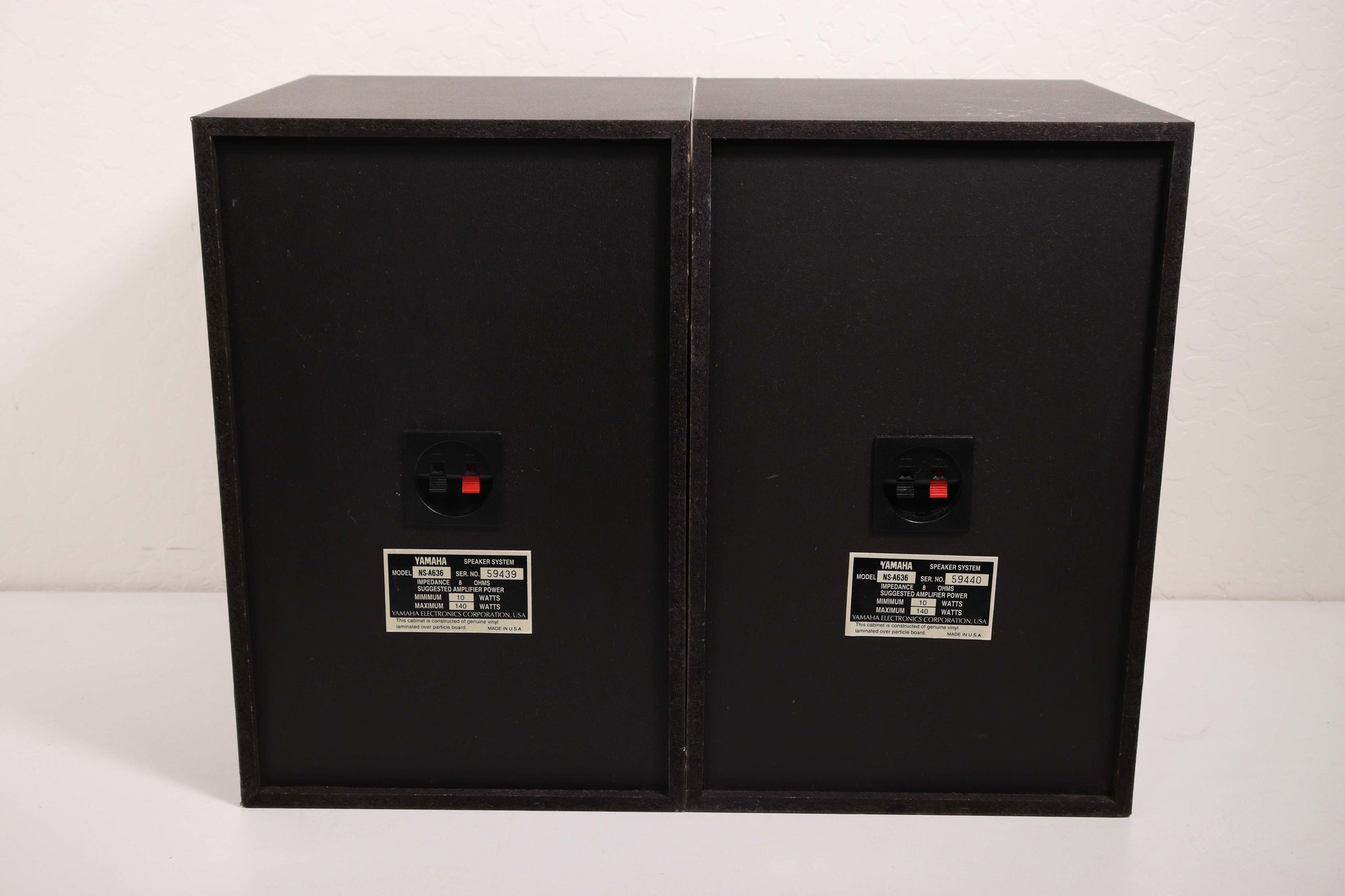Yamaha NSA636 Small Bookshelf Speaker Pair 3 Way System 140