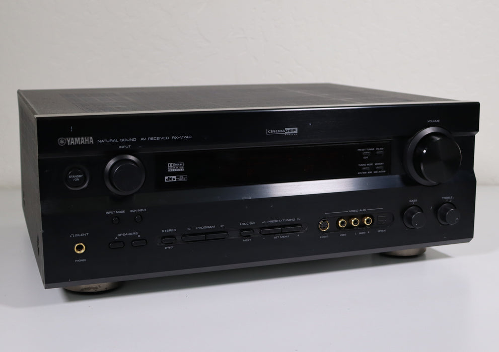 Yamaha RX-V740 Natural Sound AV Receiver Cinema DSP Digital (No Remote)-Audio & Video Receivers-SpenCertified-vintage-refurbished-electronics