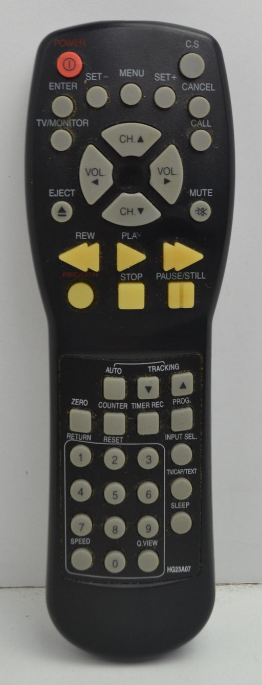 Zenith TV and DVD Player Remote Control HG23A07-Remote-SpenCertified-refurbished-vintage-electonics