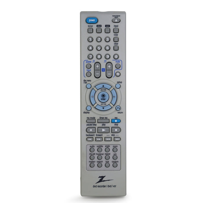 Zenith XBR413 Original Remote Control DVD VCR Combo Recorder System-Remote-SpenCertified-refurbished-vintage-electonics